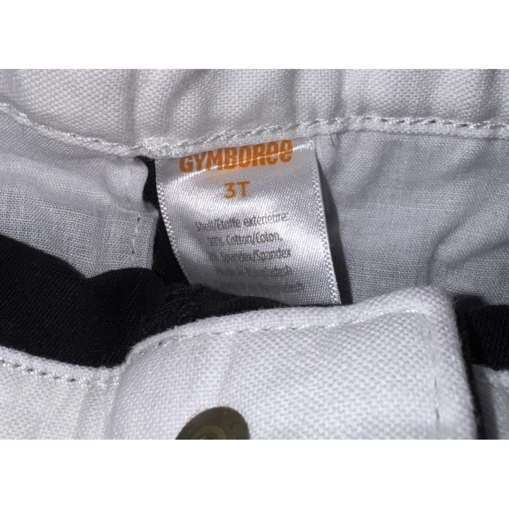 Gymboree Toddler Boys' Black Chino Shorts With Web Belt NWT Size‎ 3T